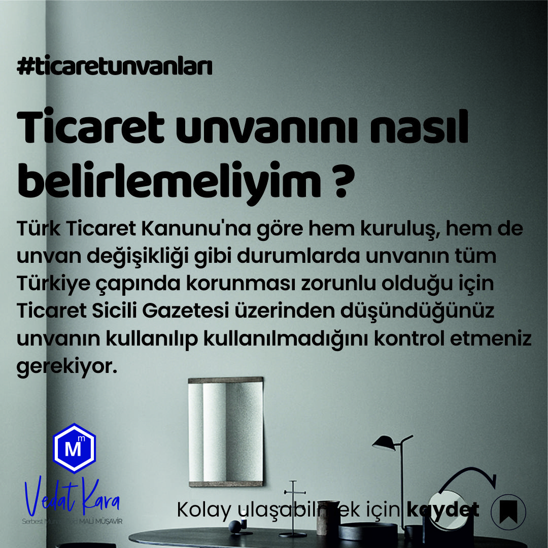 Serbest Muhasebeci Mali Müşavir Vedat KARA Serbest Muhasebeci Mali Müşavir Vedat KARA